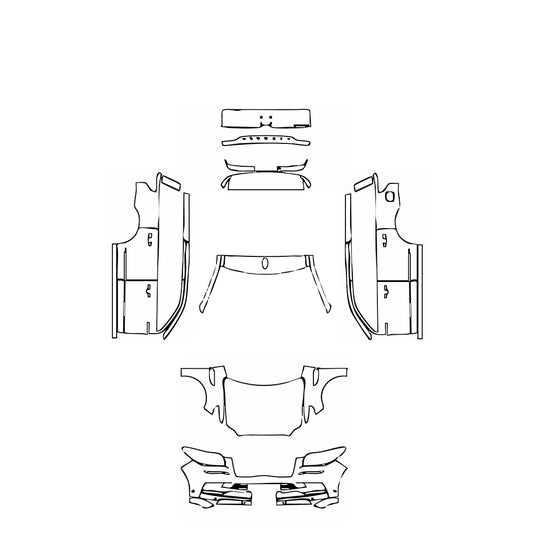 Pre-Cut PPF Lincoln NAVIGATOR Standard Wheelbase 2019 - PPF-Kits