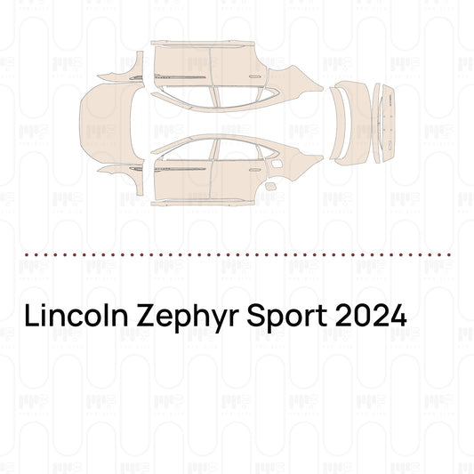 Pre-Cut PPF Lincoln Zephyr Sport 2024