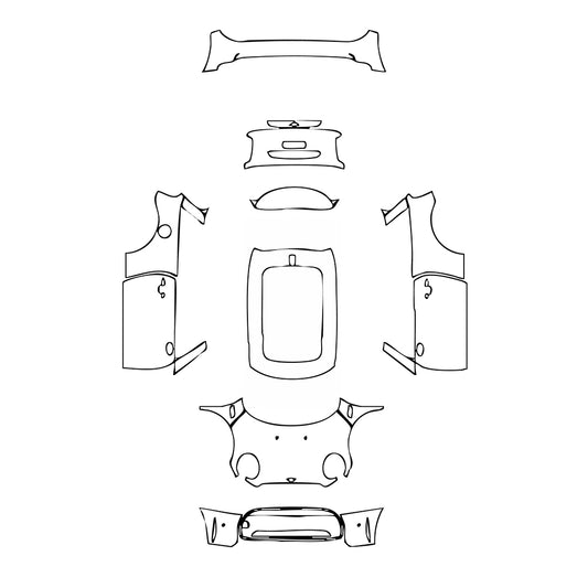 Pre-Cut PPF MINI MINI Hardtop 2 Door Cooper Base 2021 - PPF-Kits