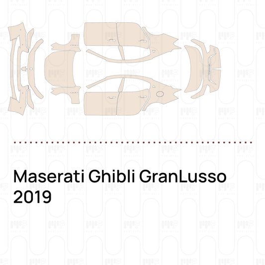 Pre-Cut PPF Maserati Ghibli GranLusso 2019
