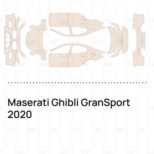 Pre-Cut PPF Maserati Ghibli GranSport 2020