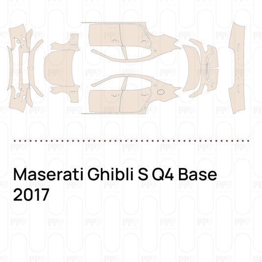 Pre-Cut PPF Maserati Ghibli S Q4 Base 2017