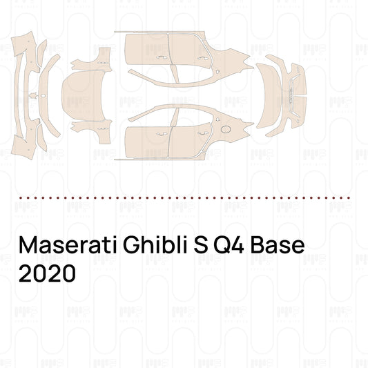 Pre-Cut PPF Maserati Ghibli S Q4 Base 2020