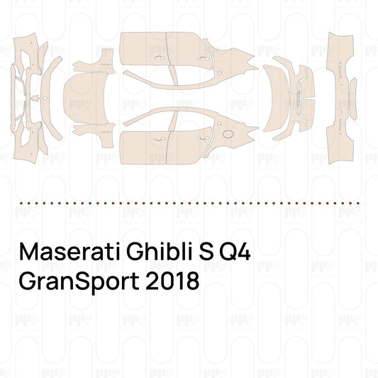 Pre-Cut PPF Maserati Ghibli S Q4 GranSport 2018