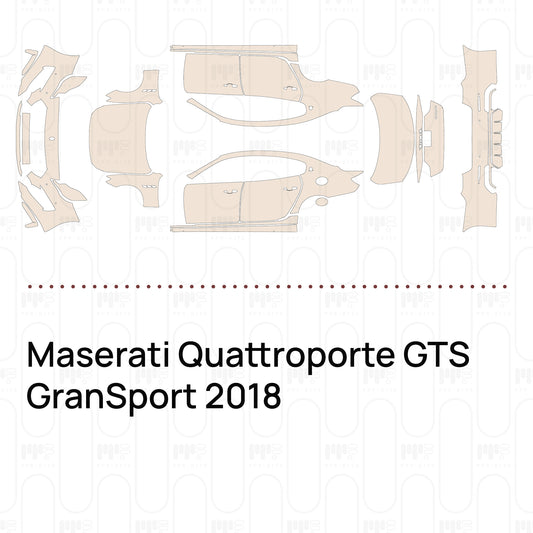 Pre-Cut PPF Maserati Quattroporte GTS GranSport 2018
