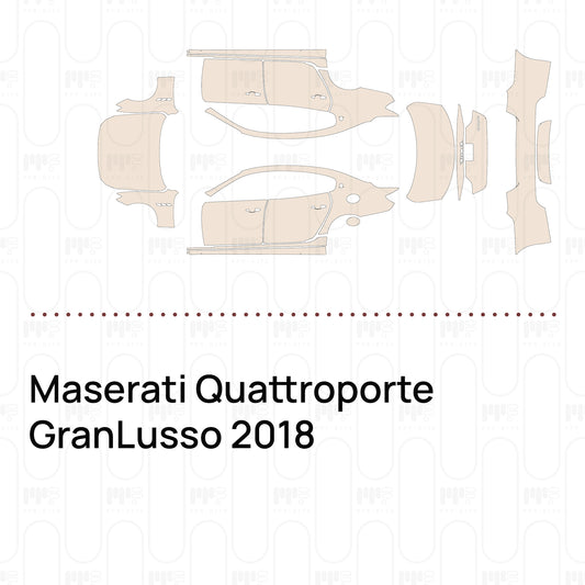 Pre-Cut PPF Maserati Quattroporte GranLusso 2018
