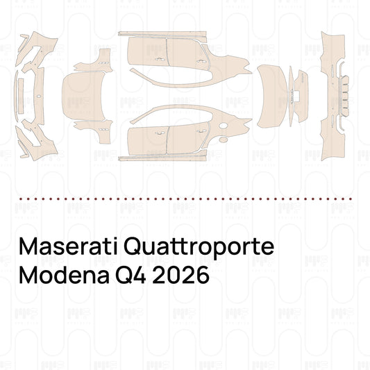 Pre-Cut PPF Maserati Quattroporte Modena Q4 2026