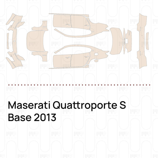 Pre-Cut PPF Maserati Quattroporte S Base 2013