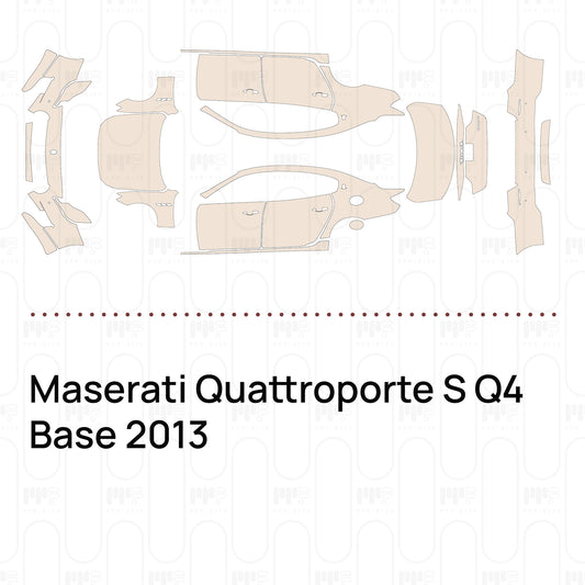 Pre-Cut PPF Maserati Quattroporte S Q4 Base 2013