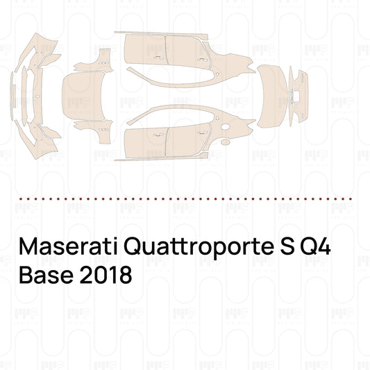 Pre-Cut PPF Maserati Quattroporte S Q4 Base 2018
