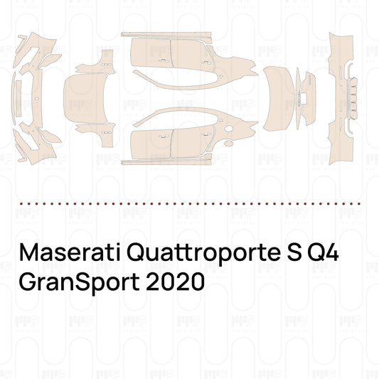 Pre-Cut PPF Maserati Quattroporte S Q4 GranSport 2020