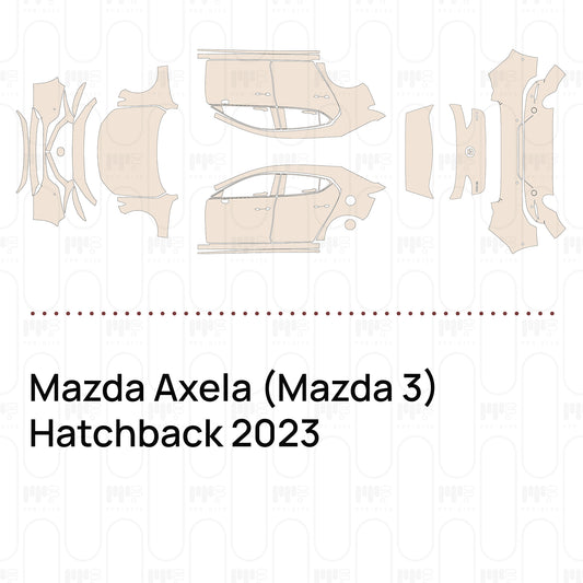 Pre-Cut PPF Mazda Axela (Mazda 3) Hatchback 2023