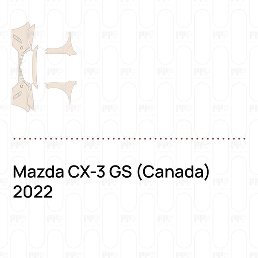 Pre-Cut PPF Mazda CX-3 GS (Canada) 2022
