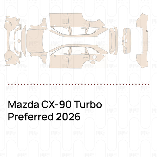 Pre-Cut PPF Mazda CX-90 Turbo Preferred 2026