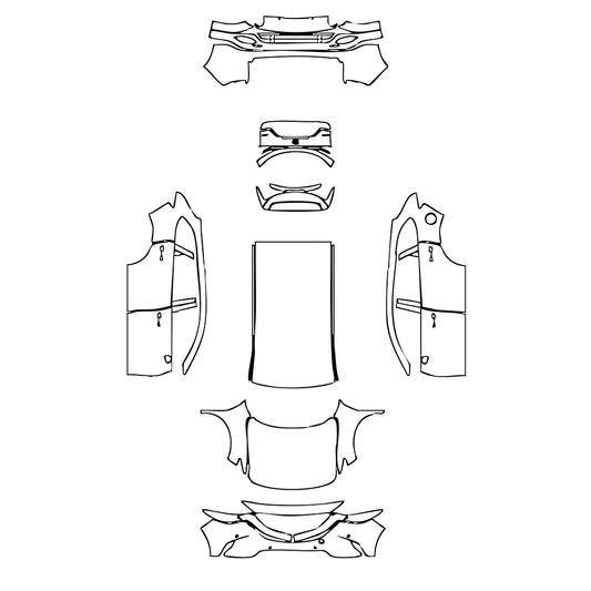Pre-Cut PPF Mazda CX-9 2018 - PPF-Kits