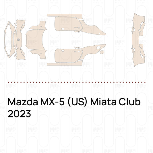 Pre-Cut PPF Mazda MX-5 (US) Miata Club 2023
