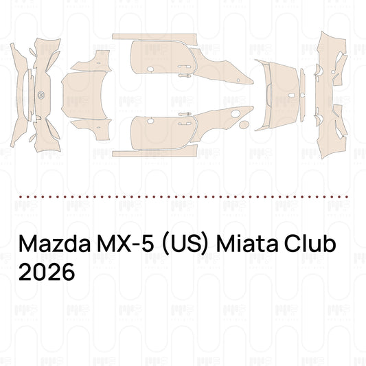 Pre-Cut PPF Mazda MX-5 (US) Miata Club 2026