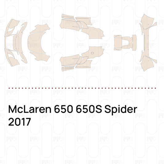 Pre-Cut PPF McLaren 650 650S Spider 2017