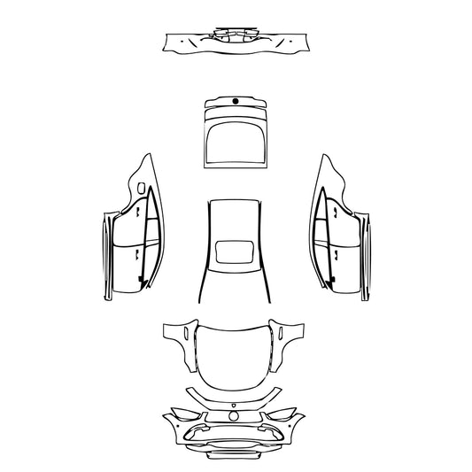Pre-Cut PPF Mercedes-Benz AMG GT 4-Door 53 2020 - PPF-Kits