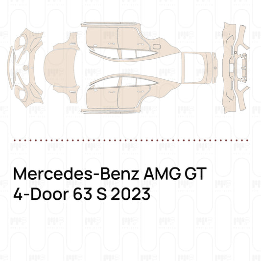 Pre-Cut PPF Mercedes-Benz AMG GT 4-Door 63 S 2023