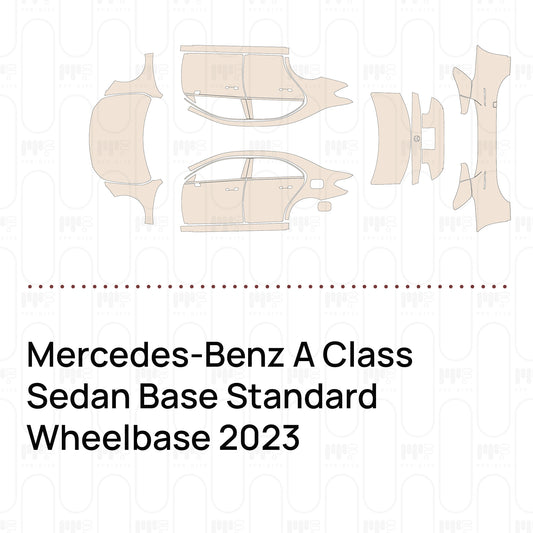Pre-Cut PPF Mercedes-Benz A Class Sedan Base Standard Wheelbase 2023