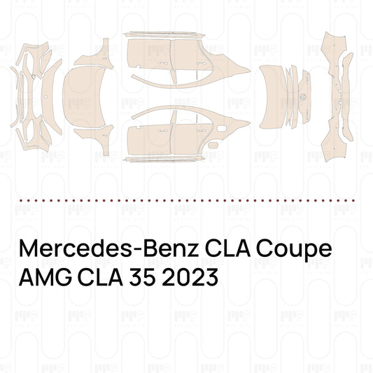 Pre-Cut PPF Mercedes-Benz CLA Coupe AMG CLA 35 2023