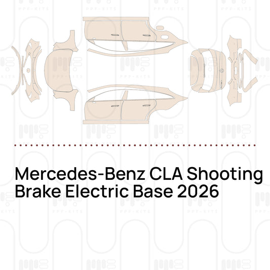 Mercedes-Benz CLA Shooting Brake Electric Base 2026 – Pellicola protettiva PPF pretagliata