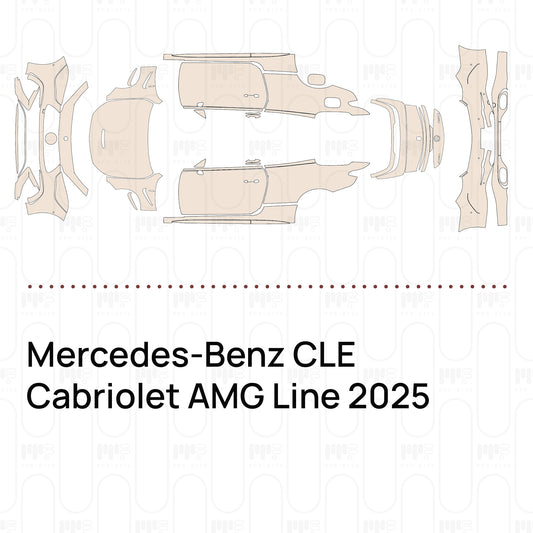 Pre-Cut PPF Mercedes-Benz CLE Cabriolet AMG Line 2025