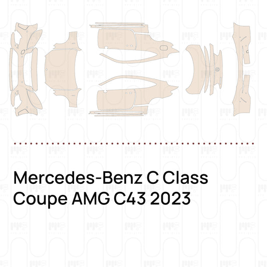 Pre-Cut PPF Mercedes-Benz C Class Coupe AMG C43 2023