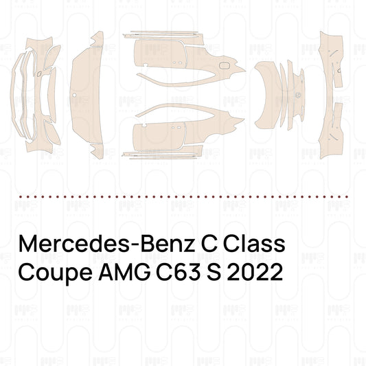 Pre-Cut PPF Mercedes-Benz C Class Coupe AMG C63 S 2022