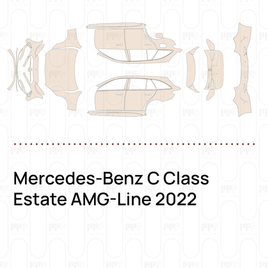 Pre-Cut PPF Mercedes-Benz C Class Estate AMG-Line 2022
