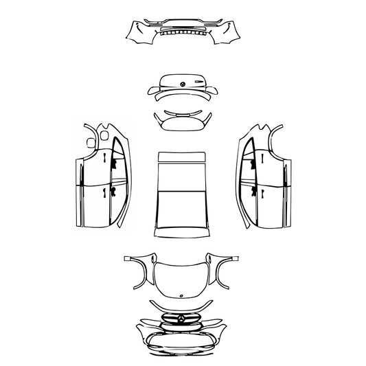 Pre-Cut PPF Mercedes-Benz EQA (US) AMG Line 2024 - PPF-Kits