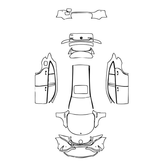 Pre-Cut PPF Mercedes-Benz EQC AMG Line 2021 - PPF-Kits