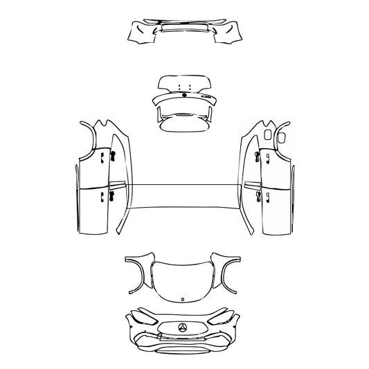 Pre-Cut PPF Mercedes-Benz GLA Sport 2020 - PPF-Kits