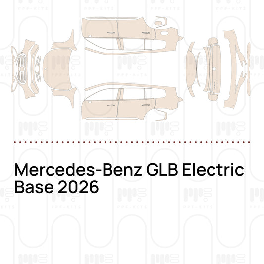 Mercedes-Benz GLB Electric Base 2026 – Pellicola protettiva PPF pretagliata