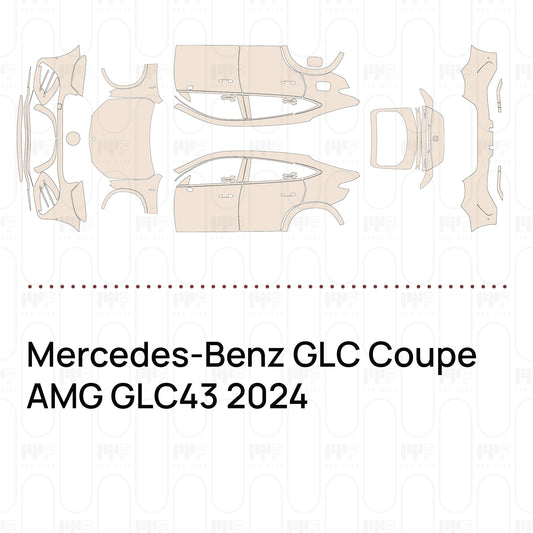 Pre-Cut PPF Mercedes-Benz GLC Coupe AMG GLC43 2024
