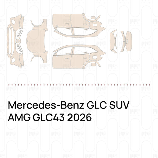 Pre-Cut PPF Mercedes-Benz GLC SUV AMG GLC43 2026