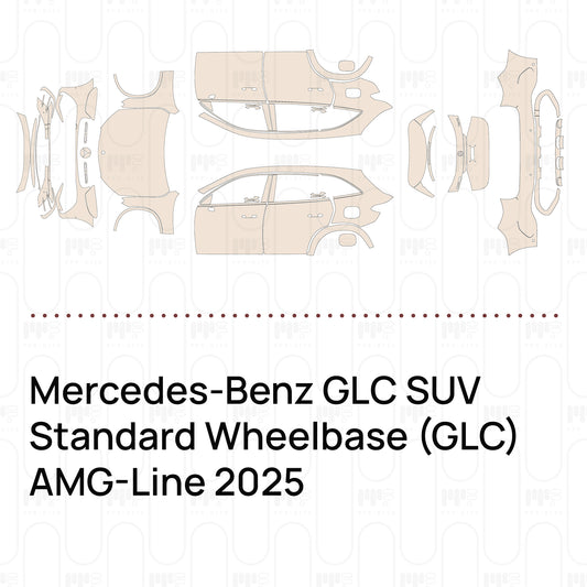 Pre-Cut PPF Mercedes-Benz GLC SUV Standard Wheelbase (GLC) AMG-Line 2025