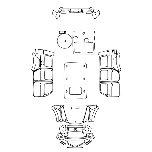 Pre-Cut PPF Mercedes-Benz G Class G350 2021 - PPF-Kits