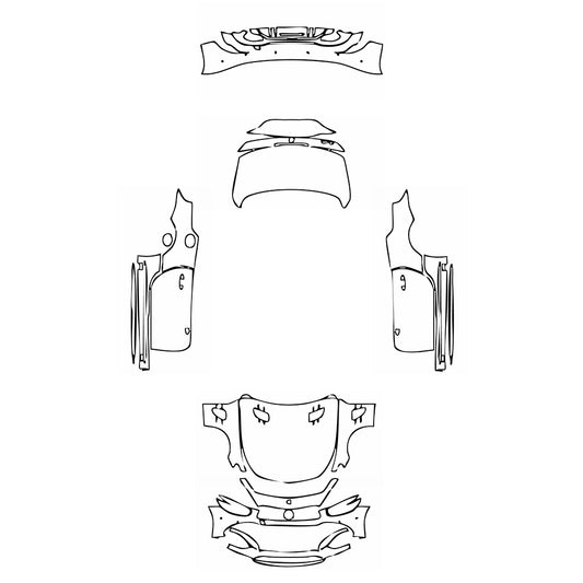Pre-Cut PPF Mercedes-Benz SL Roadster 2017 - PPF-Kits