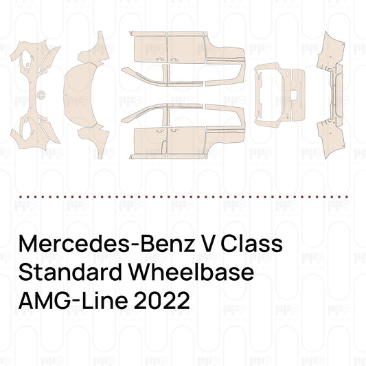 Pre-Cut PPF Mercedes-Benz V Class Standard Wheelbase AMG-Line 2022