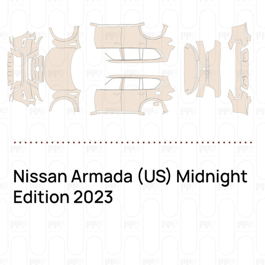 Pre-Cut PPF Nissan Armada (US) Midnight Edition 2023