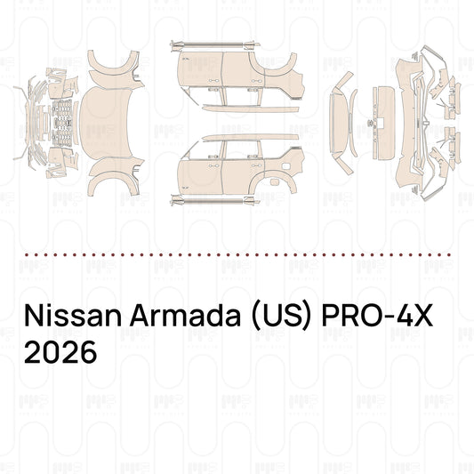 Pre-Cut PPF Nissan Armada (US) PRO-4X 2026