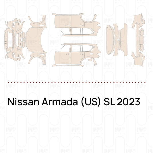 Pre-Cut PPF Nissan Armada (US) SL 2023