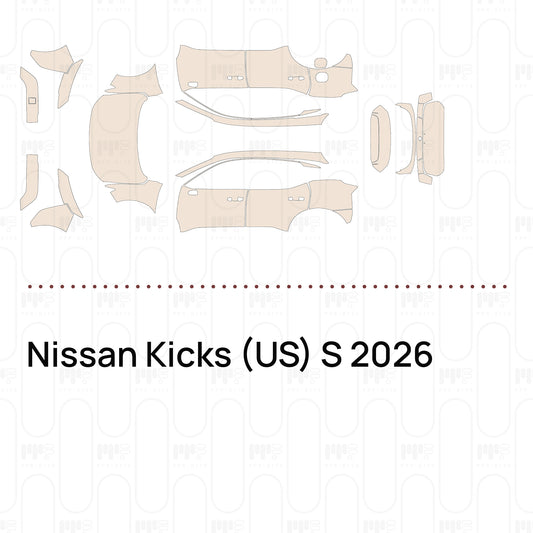 Pre-Cut PPF Nissan Kicks (US) S 2026