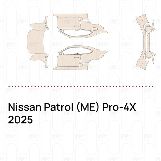 Pre-Cut PPF Nissan Patrol (ME) Pro-4X 2025