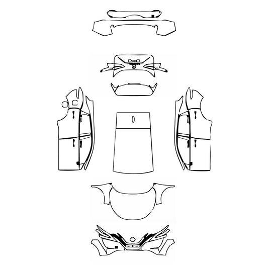 Pre-Cut PPF Nissan Qashqai (AU) ST+ 2025 - PPF-Kits