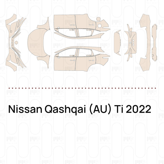 Pre-Cut PPF Nissan Qashqai (AU) Ti 2022