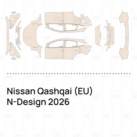 Pre-Cut PPF Nissan Qashqai (EU) N-Design 2026
