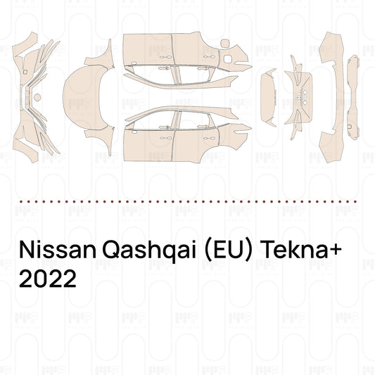 Pre-Cut PPF Nissan Qashqai (EU) Tekna+ 2022